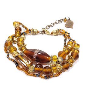 Multi Strand Glass Beads Bracelet City